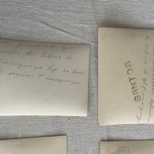 Lote de 6 Postales Antiguas de Ciclismo: Juan Zimentena, Jose Rodriguez y Largadas - imagen 5