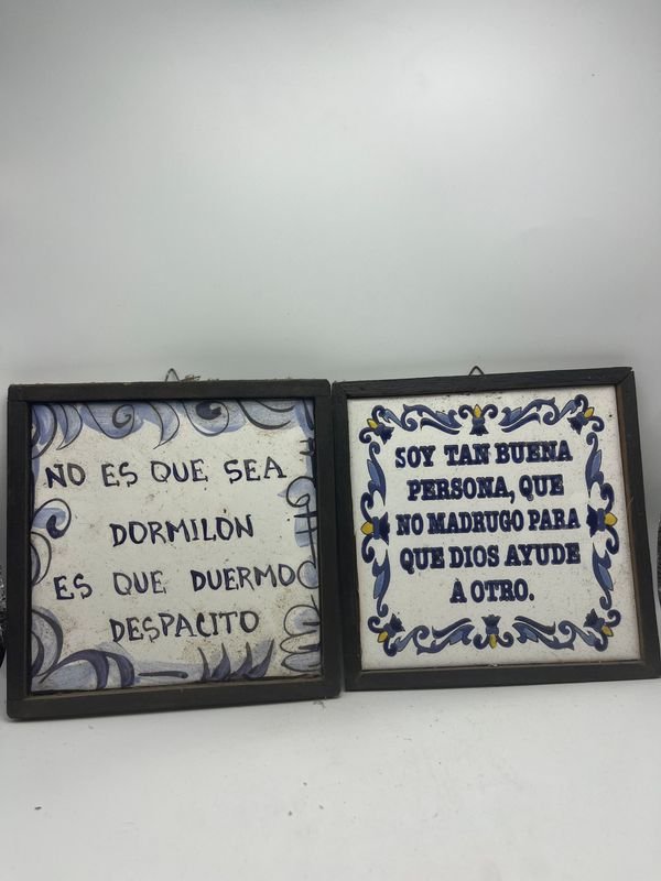 Cuadros baldosas para barbacoa