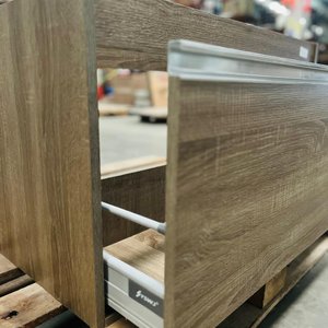 Mueble de Baño con Cajón Color Madera Oscura - imagen 2