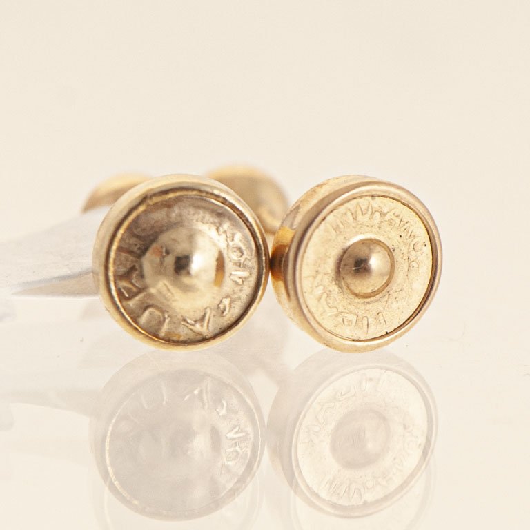 Pare de aretes de oro 18k - imagen 2