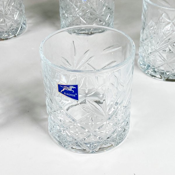 Seis vasos de whisky cristal hialinos para coctelería - imagen 2