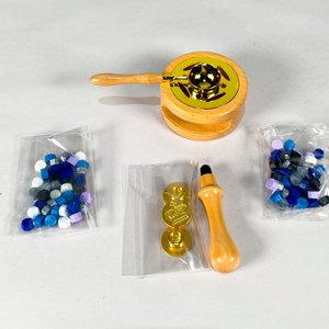 Lote siguiente: Kit de Sello de Cera con Accesorios y Vela Roja