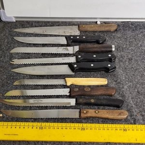 Lote de 9 Cuchillas Varias Tramontina y Otras Marcas - imagen 1