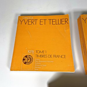 Tres Catálogos Yvert et Tellier de Sellos 1978 - imagen 2