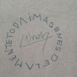 Obra de Arte "Técnica Mixta" sobre Papel Firmada por Alvarez - imagen 2