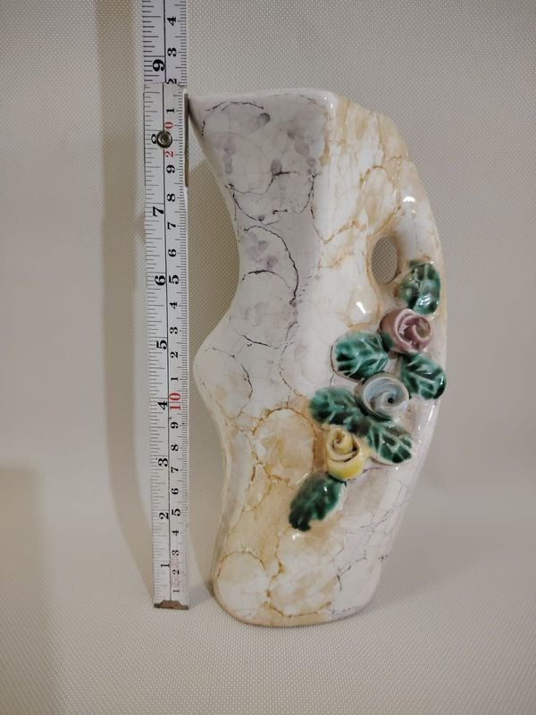 Jarrón de porcelana torneado, altura 22 cm - imagen 3