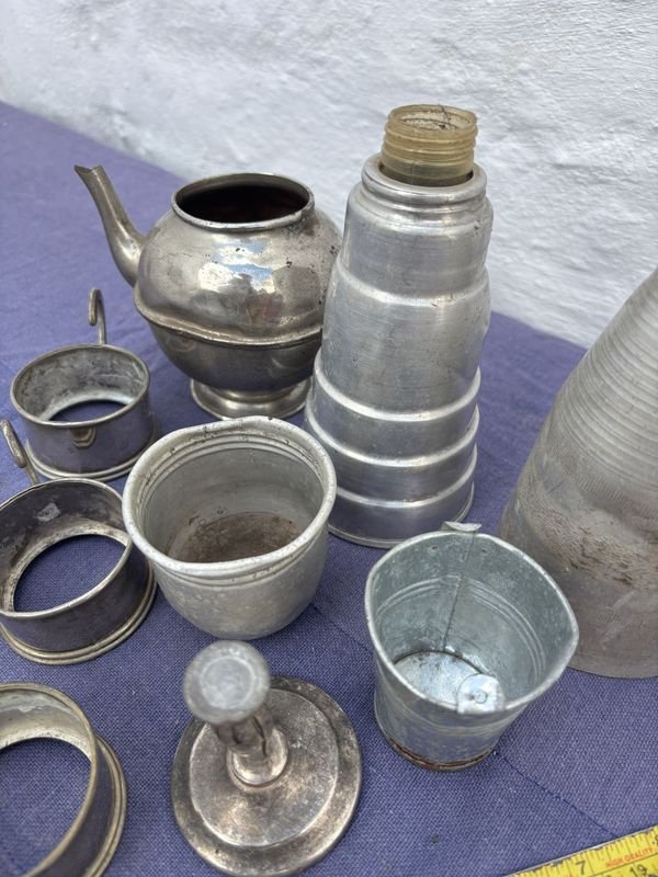 Lote de objetos de metal (9 piezas) - imagen 1