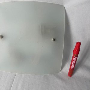 Aplique de Pared Cuadrado con Vidrio Esmerilado - imagen 2