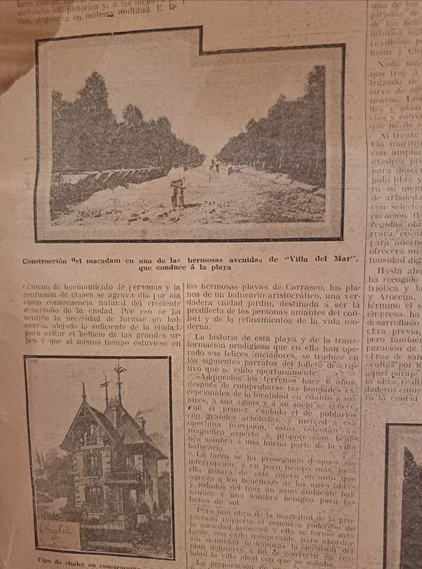 Documento Histórico Original: Los Grandes Balnearios de Montevideo Villa del Mar en Carrasco - imagen 6