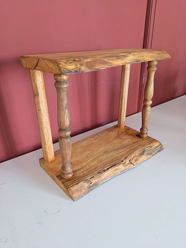 Estante Artesanal de Madera Rústica Nuevo