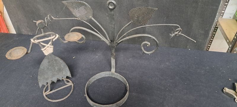 Adorno en Hierro con Estructura de Planta - imagen 2