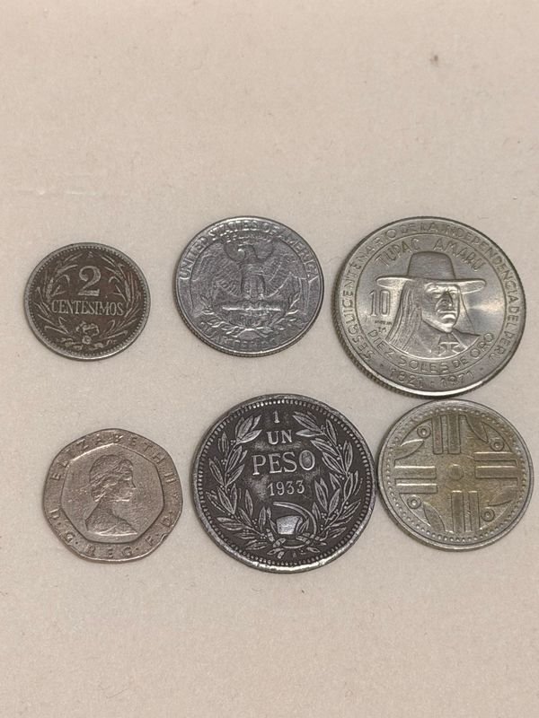 Monedas variadas para coleccionistas