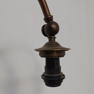 Lámpara de Pie Articulada en Bronce para Lectura - imagen 3