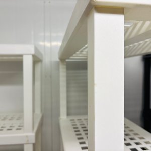 Dos Estanterías Plásticas Blancas Modulares 86x42x138cm - imagen 3