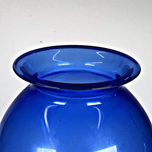 Florero de Cristal Azul Intenso, Altura 37 cm - imagen 4