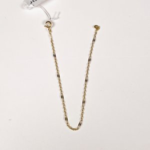 Pulsera Fina de Oro 18 cm - imagen 2