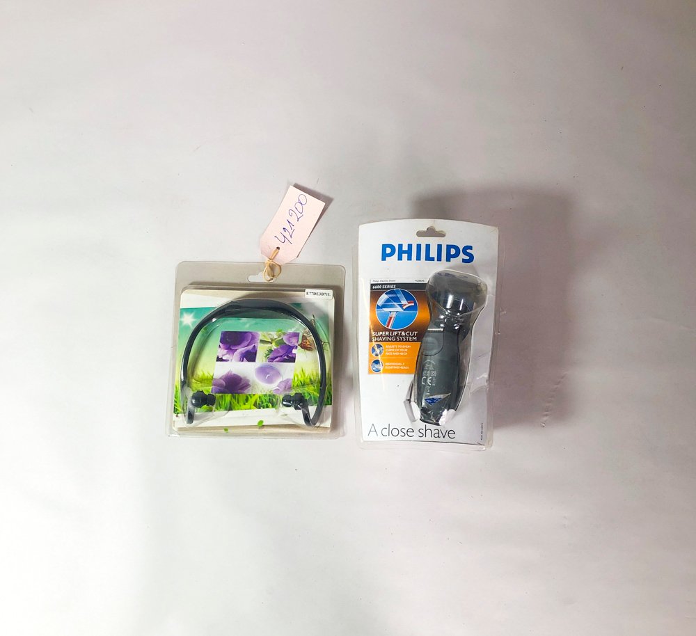 Auriculares Inalámbricos y Afeitadora Eléctrica Philips
