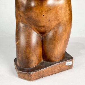 Talla en Madera "Torso Desnudo" - Figura Artística - imagen 2