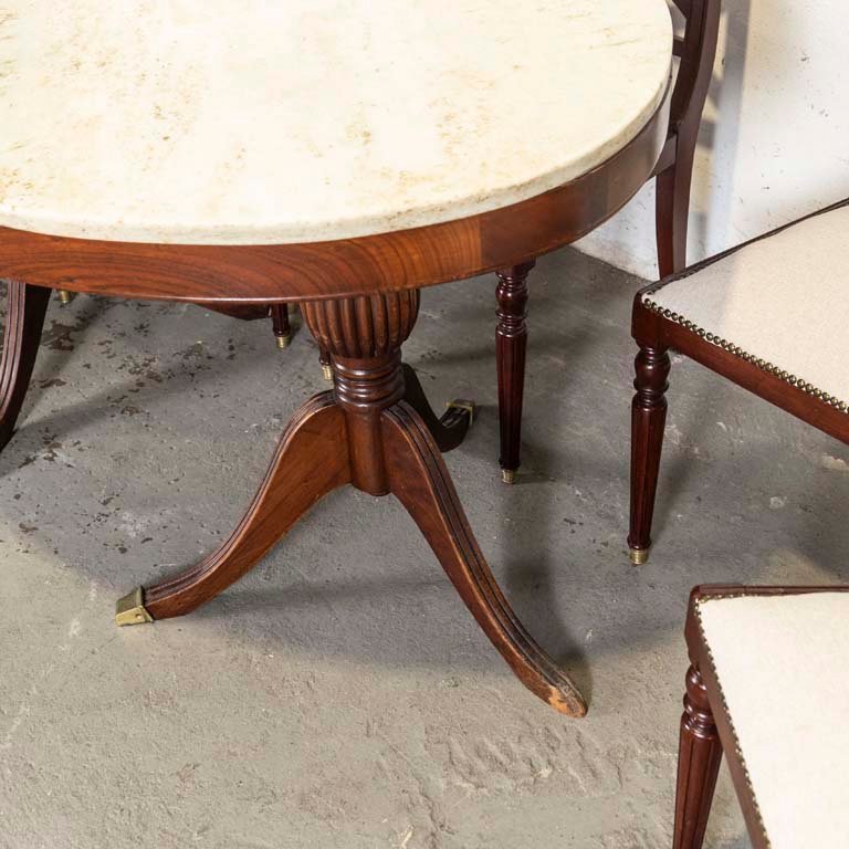 Mesa de comedor y sillas estilo Sheraton - imagen 3