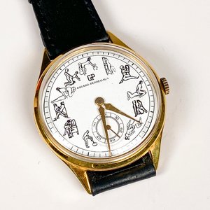 Reloj Girard Perregaux Caballero Esferas Eróticas Malla Cuero Funciona - imagen 3