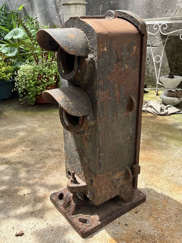 Antiguo farol de cruce de tren británico - imagen 3