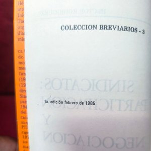 Sindicatos: Participación y Negociación - Héctor Rodríguez (1985) - imagen 3