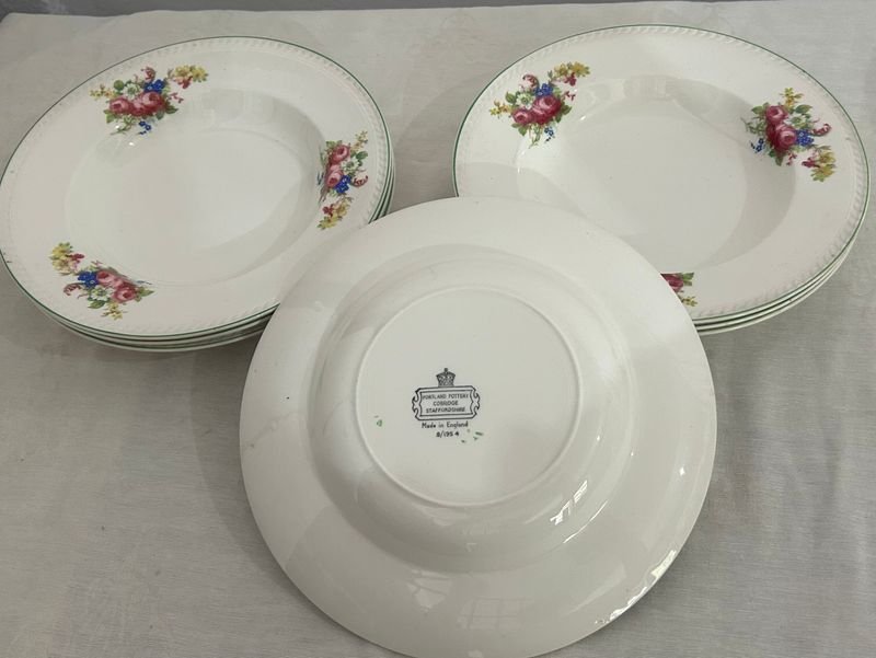 Platos de mesa Staffordshire de porcelana - imagen 6