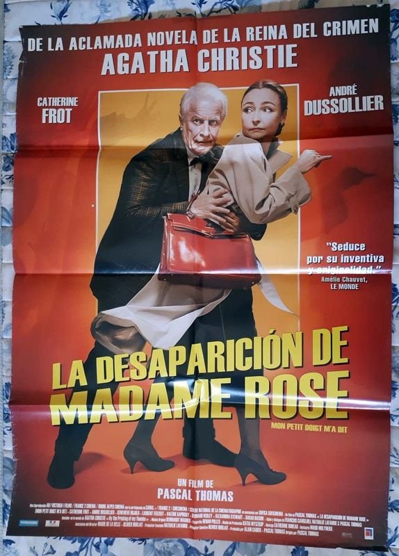 Poster Original "La Desaparición de Madame Rose" (2005) - Catherine Frot