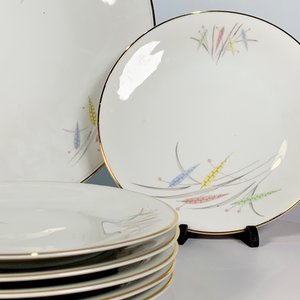 Set de 7 piezas de porcelana Edelstein Bavaria para postre - imagen 3