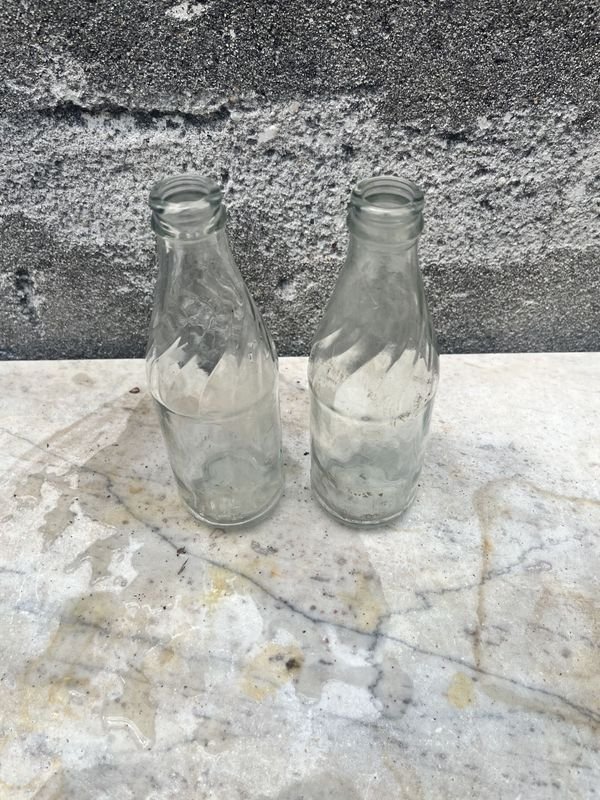Dos botellas de Pepsi Cola vacías y en excelente condición - imagen 3