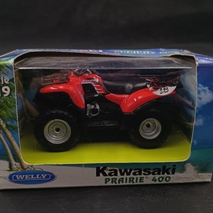 Cuatriciclo Kawasaki Prairie 400 Welly Escala 1:19 - imagen 4
