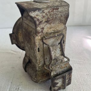 Farol Alemán de Bicicleta Hackel Jupiter 1910 con Vidrio Original - imagen 6