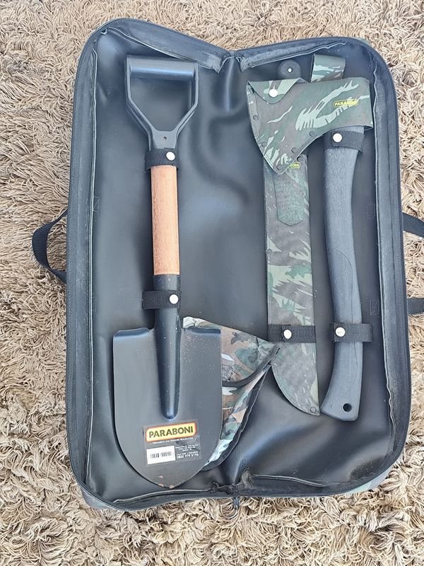 Kit de herramientas de campo con funda de camuflaje y cierre de cremallera - imagen 19
