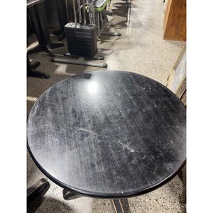 Par de Mesas de Bar Circulares de Madera Delfino Álvarez - imagen 2