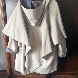 Gabardina Beige/Crema Talle XL con Forro Cuadros - imagen 6