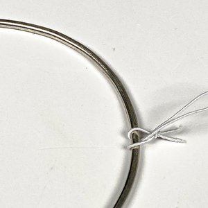 Pulsera Esclava de Plata con Medallón Grabable - imagen 4