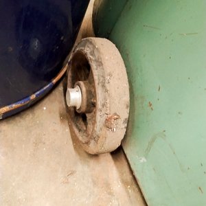 Centrifugadora Industrial Lamson Blower Verde Sobre Ruedas - imagen 5