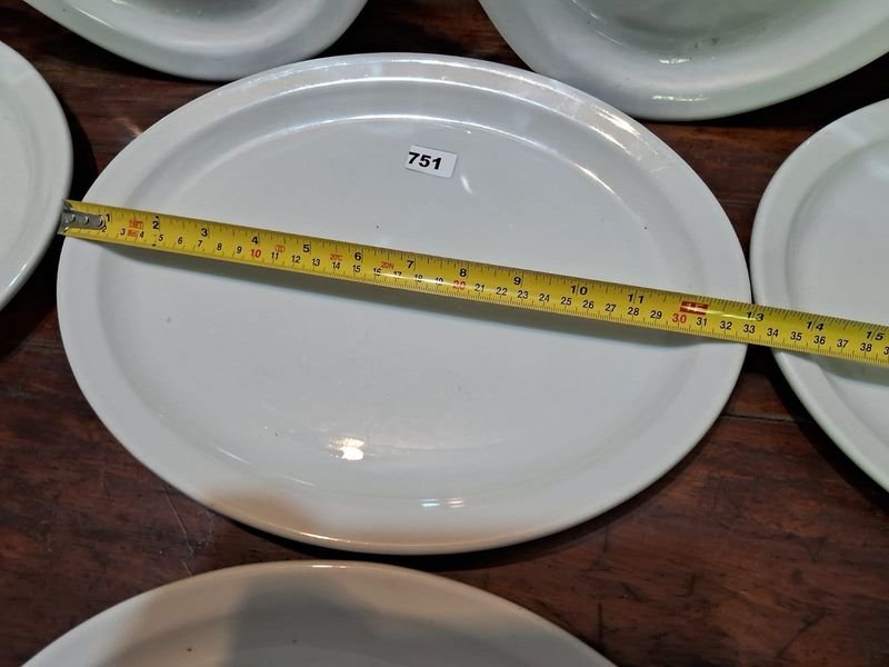 Lotes de platos de cerámica blancos y elegantes - imagen 5