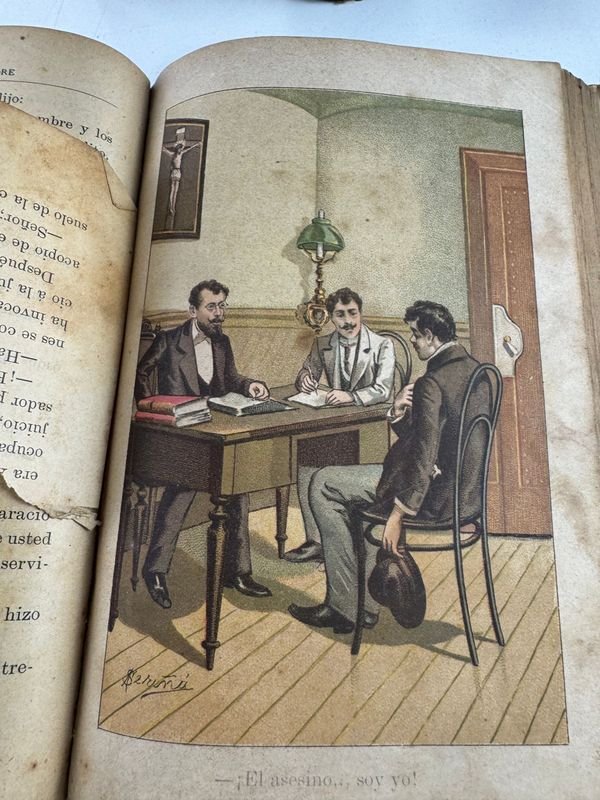 Dos libros antiguos de Luis De Val y una escultura de plata - imagen 7