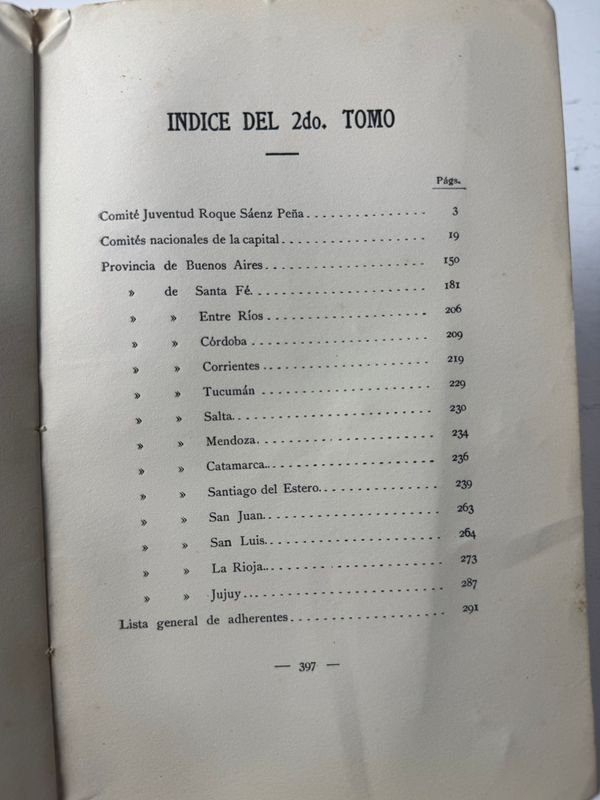 Unión Nacional SAEN PEÑA campaña política del 1910 - Buenos Aires 1910 - imagen 4