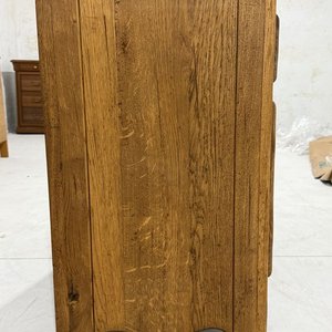 Mueble Bajo Rústico de Roble Macizo con Cajón y Puertas - imagen 10