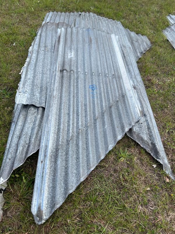 Lote de 5 Chapas Metálicas Onduladas