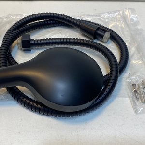 Tapa y Asiento para Inodoro Blanco Aroquplast y Duchador de Mano Negro - imagen 7