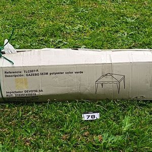 Gazebo Plegable Verde 3x3 Metros Poco Uso - imagen 4