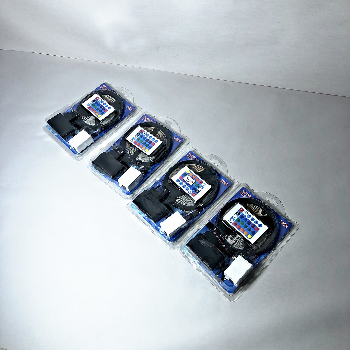 Juegos de Tiras LED RGB con Control Remoto y Estuche (4 Unidades)