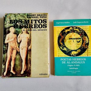 Lote de 2 Libros: Mitos Hebreos de Graves y Patai y Poetas Hebreos de Al-Andalus - imagen 1