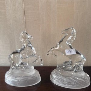 Lote anterior: Par de Figuras Decorativas de Caballos en Cristal