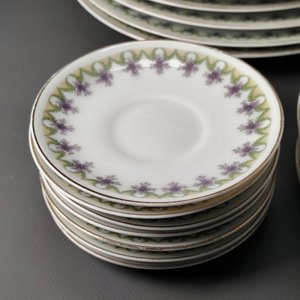 Conjunto de 42 piezas de porcelana Limoges: platos hondos, llanos, medianos y chicos - imagen 4