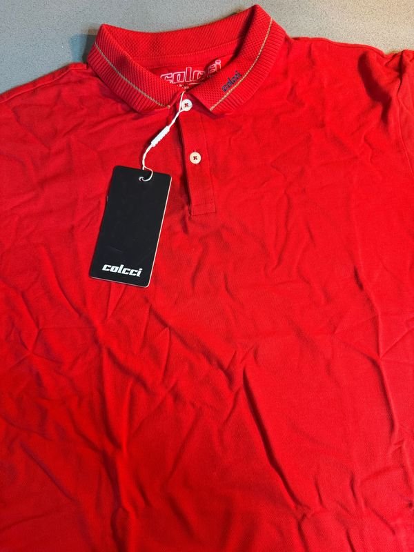 Remera Polo Colcci Hombre Talle M Roja Nueva Con Etiqueta