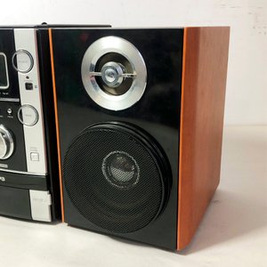 Equipo de audio Microsonic con dos parlantes, funcionando - imagen 3
